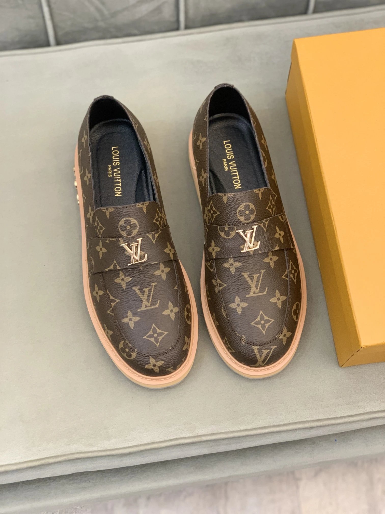 Louis Vuitton Leather Shoes Monogram loafers image 7