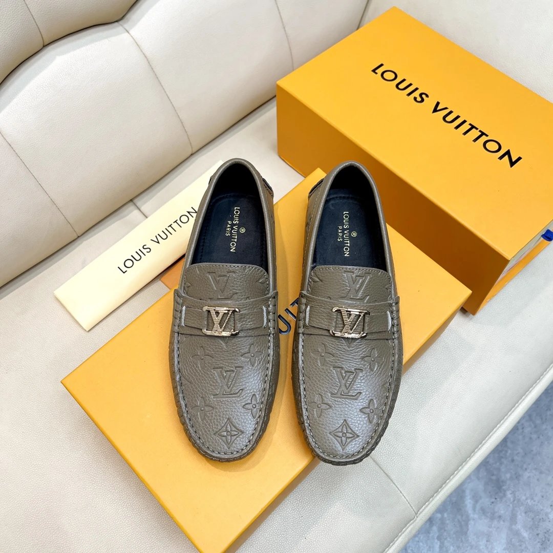 Louis Vuitton Leather Shoes Monogram loafers — 15