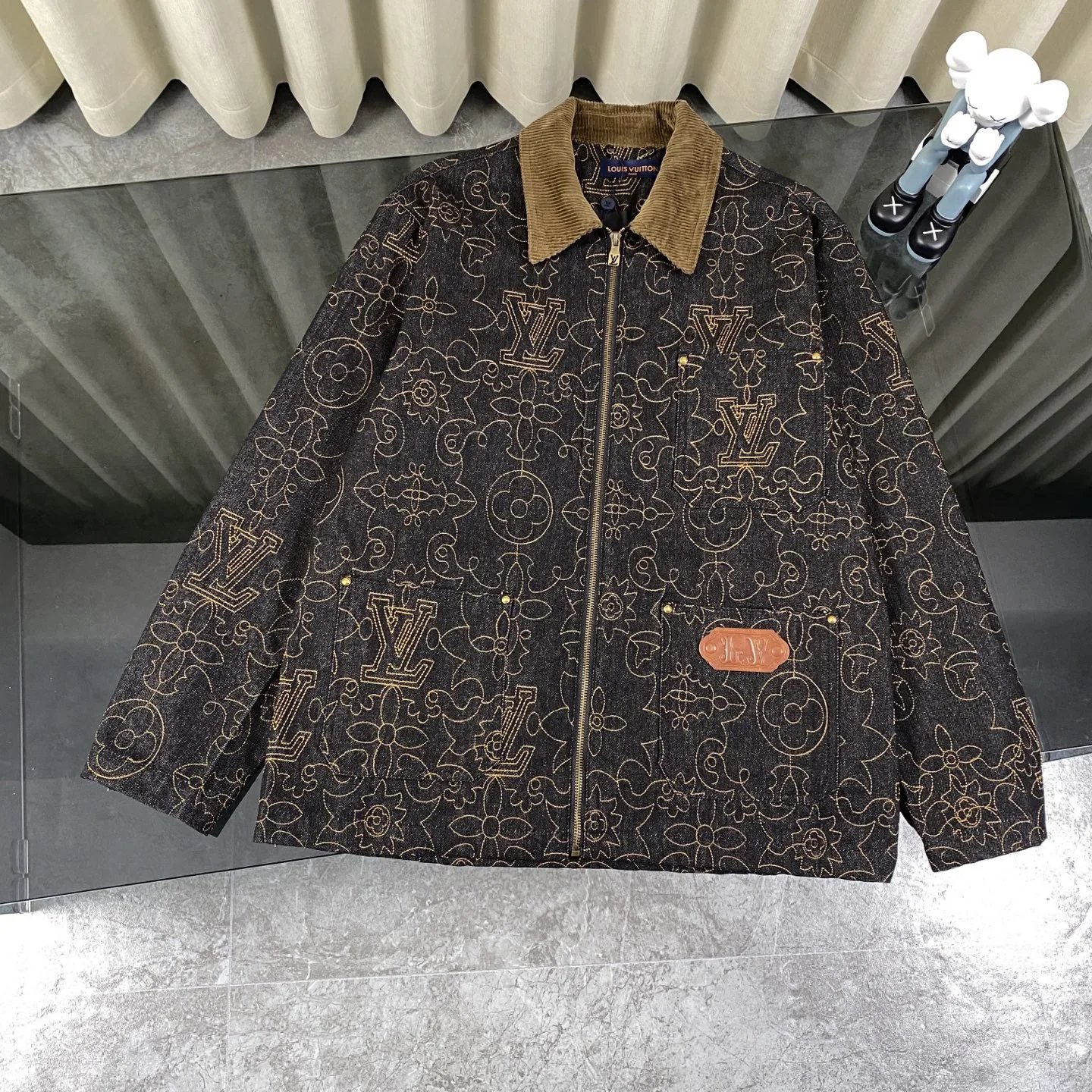 Louis Vuitton Matching Sets Checkerboard Denim Jacket and Jeans Set — 31