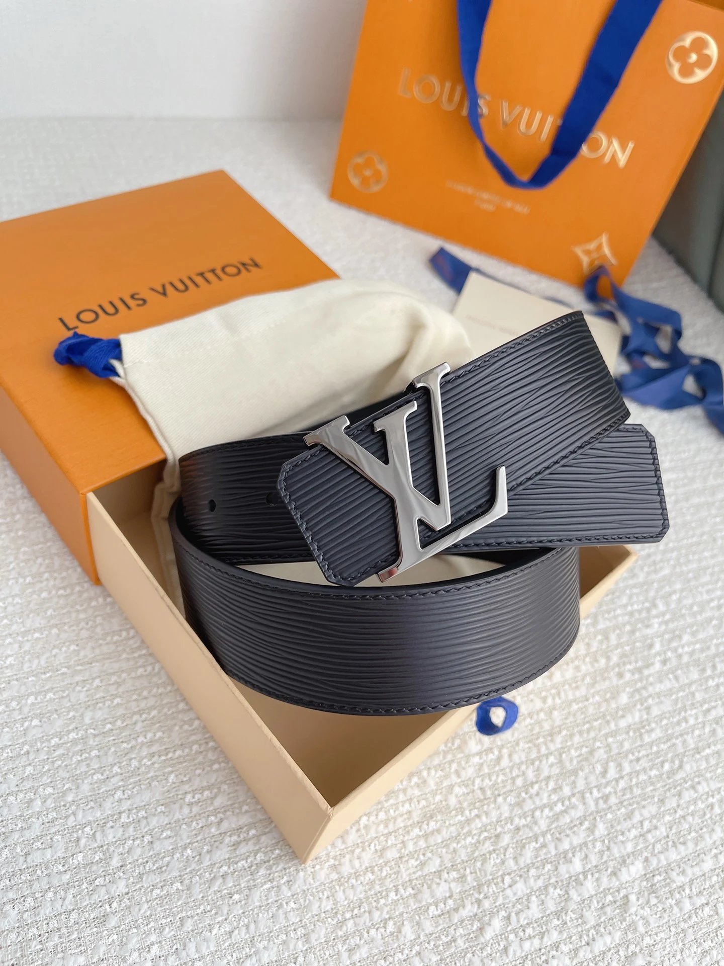 Louis Vuitton Belts LV buckle monogram belt — 38