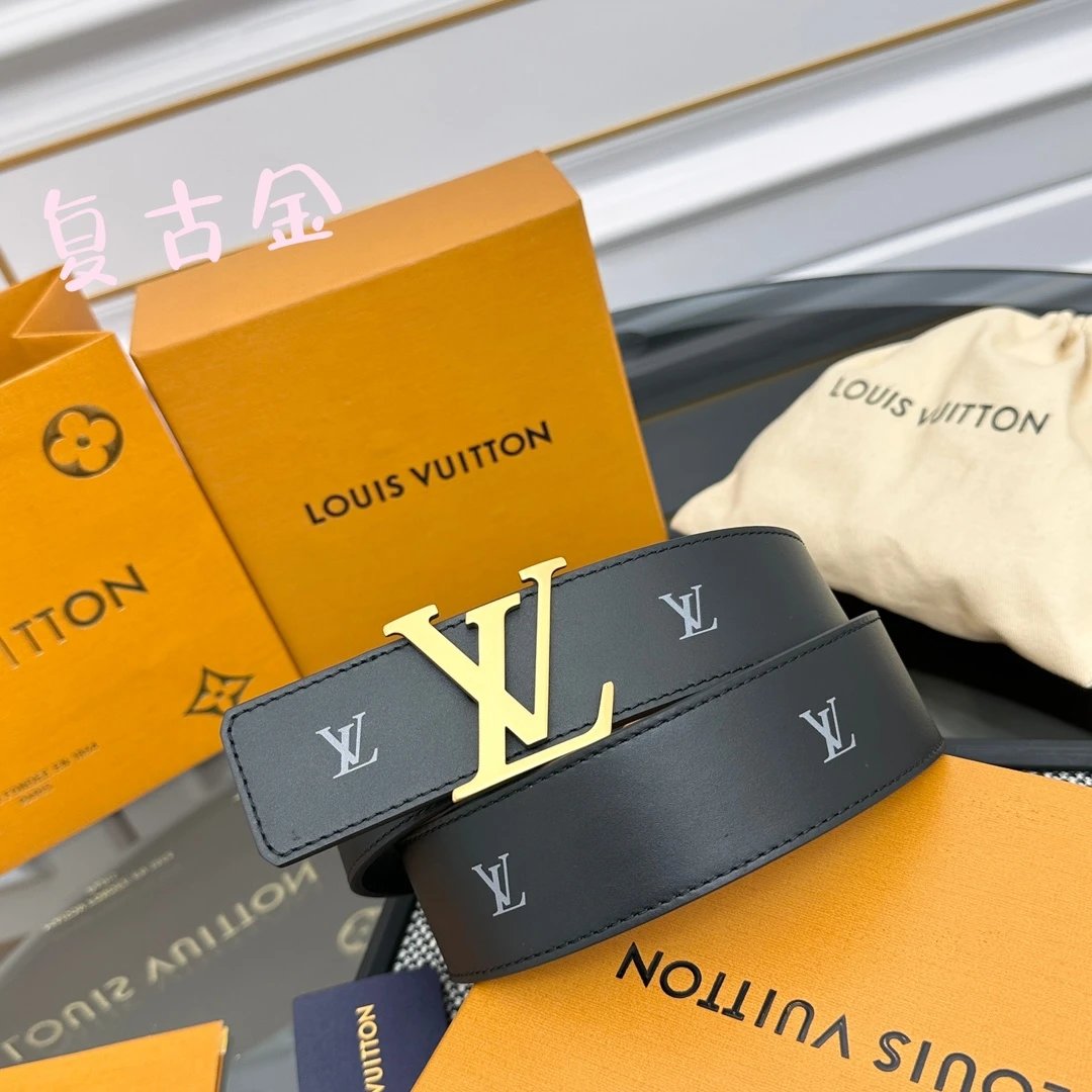 Louis Vuitton Belts LV buckle monogram belt — 12
