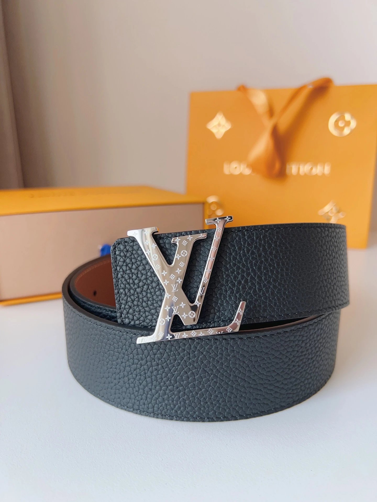 Louis Vuitton Belts LV buckle monogram belt image 7