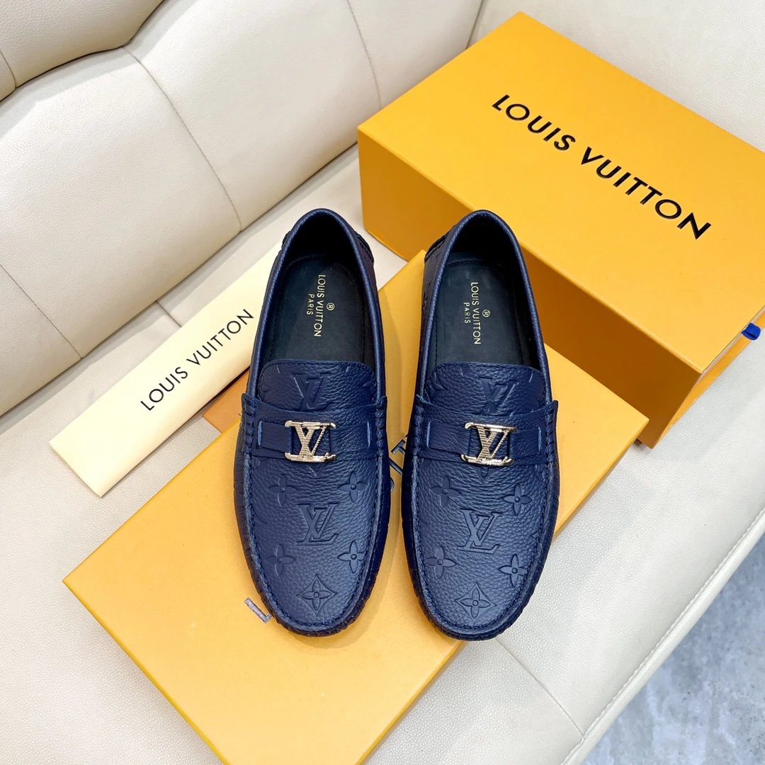 Louis Vuitton Leather Shoes Monogram loafers — 16