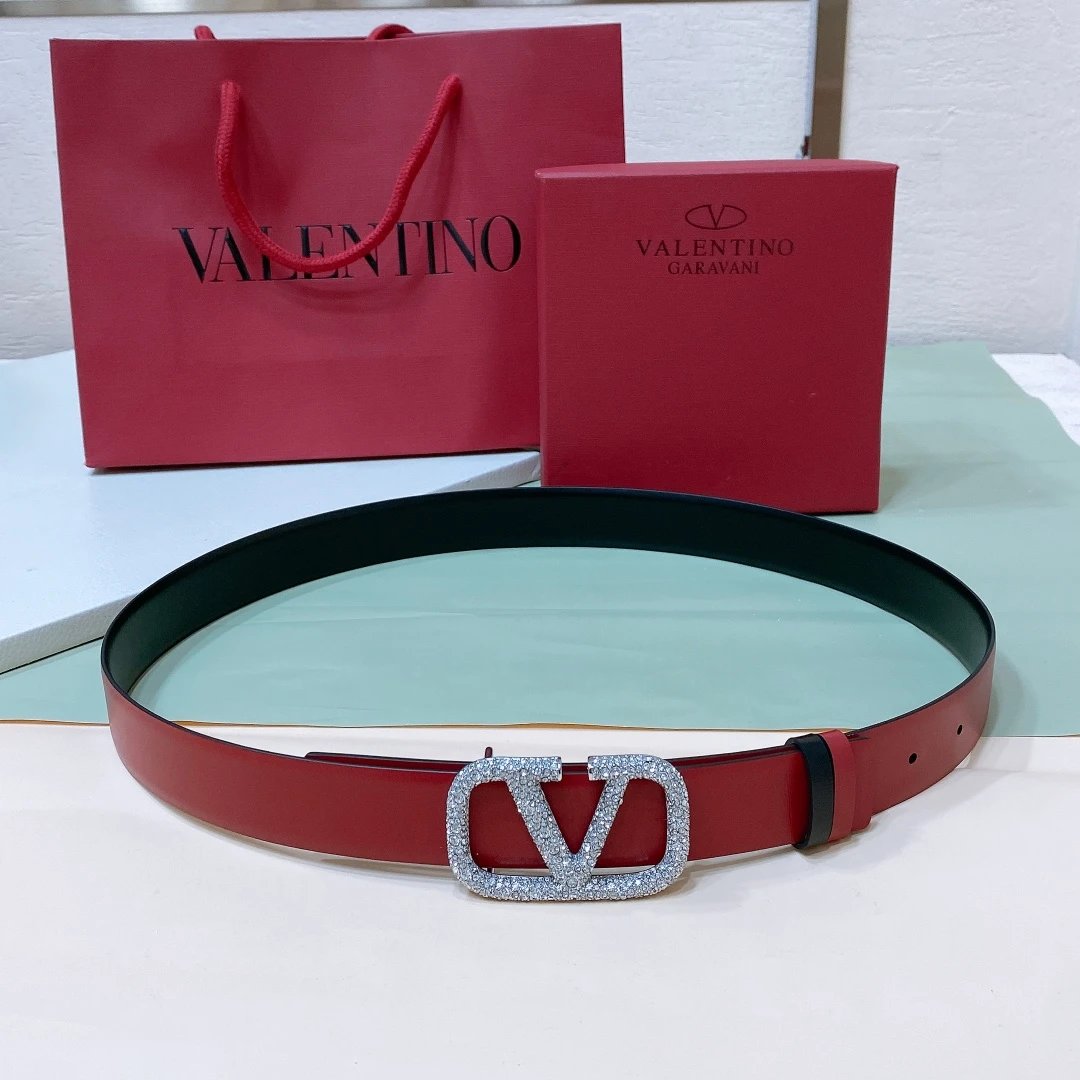 Valentino Garavani Belts VLogo Signature rhinestone buckle image 5