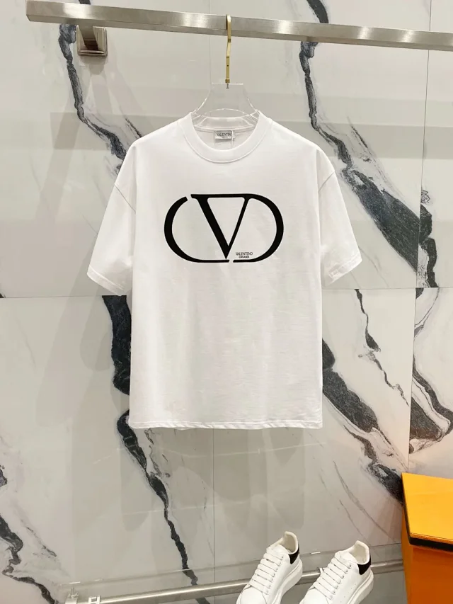 Valentino T-Shirts VLogo graphic product detail image 4