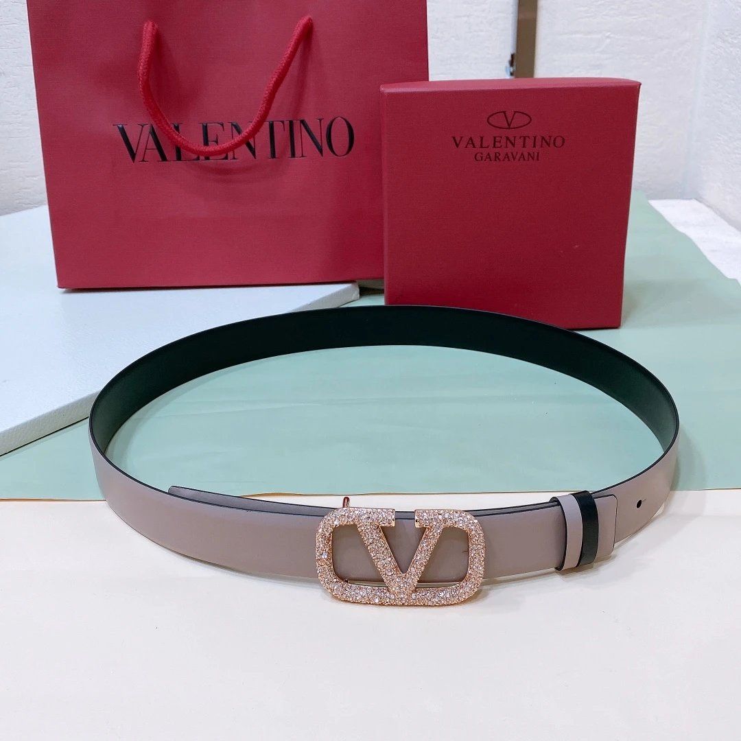 Valentino Garavani Belts VLogo Signature rhinestone buckle image 6