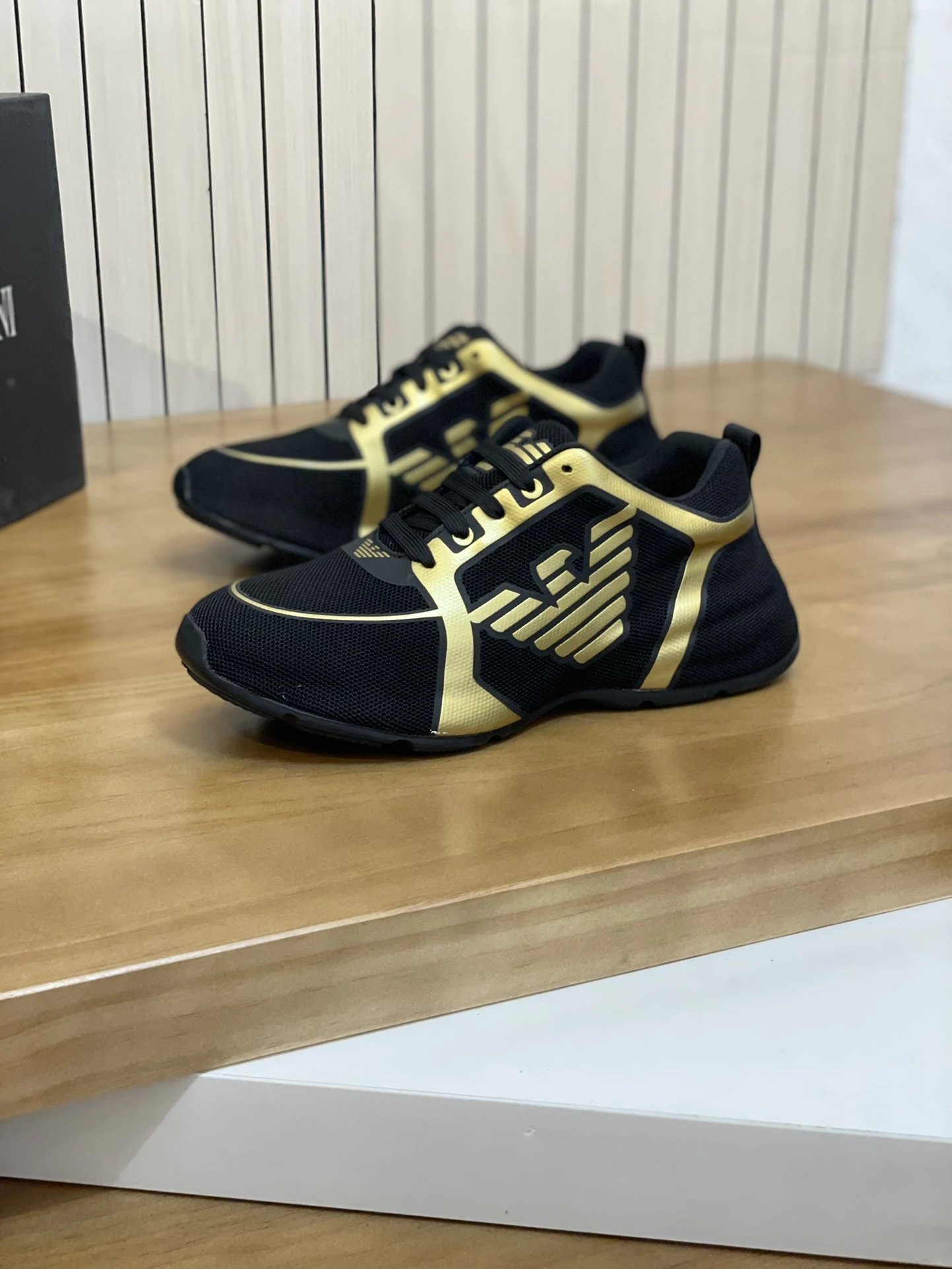 Emporio Armani Sneakers Lace-Up Logo-Print image 4