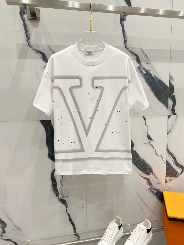 Valentino T-Shirts VLogo graphic product detail image 1