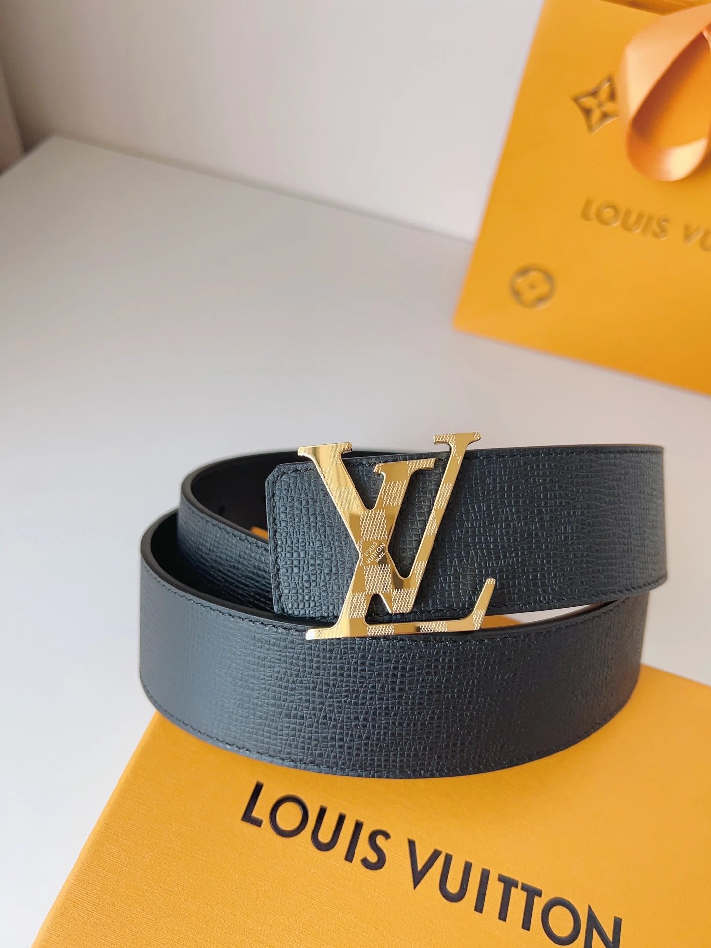 Louis Vuitton Belts LV buckle monogram belt image 12