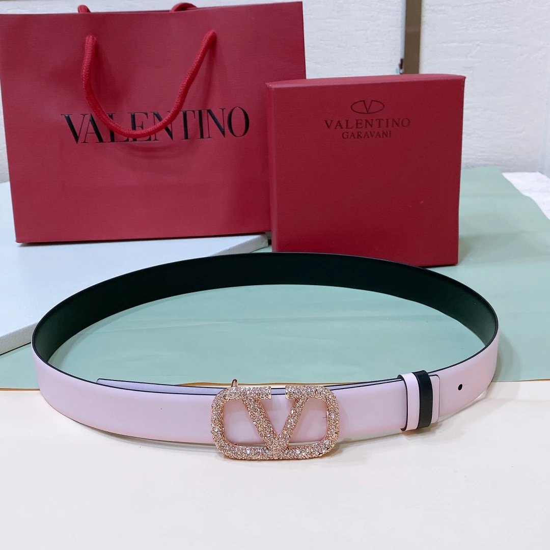 Valentino Garavani Belts VLogo Signature rhinestone buckle image 3
