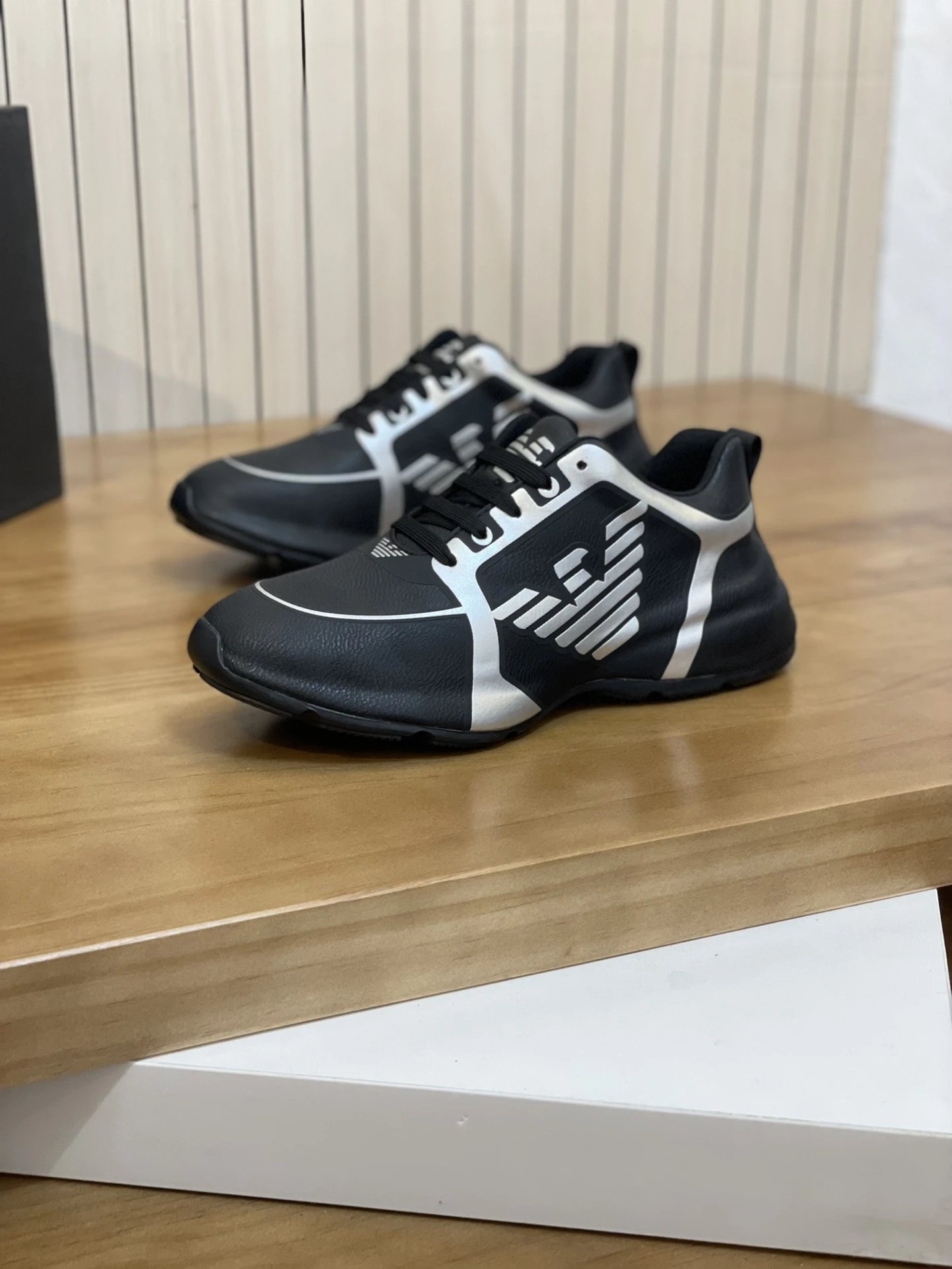 Emporio Armani Sneakers Lace-Up Logo-Print image 3
