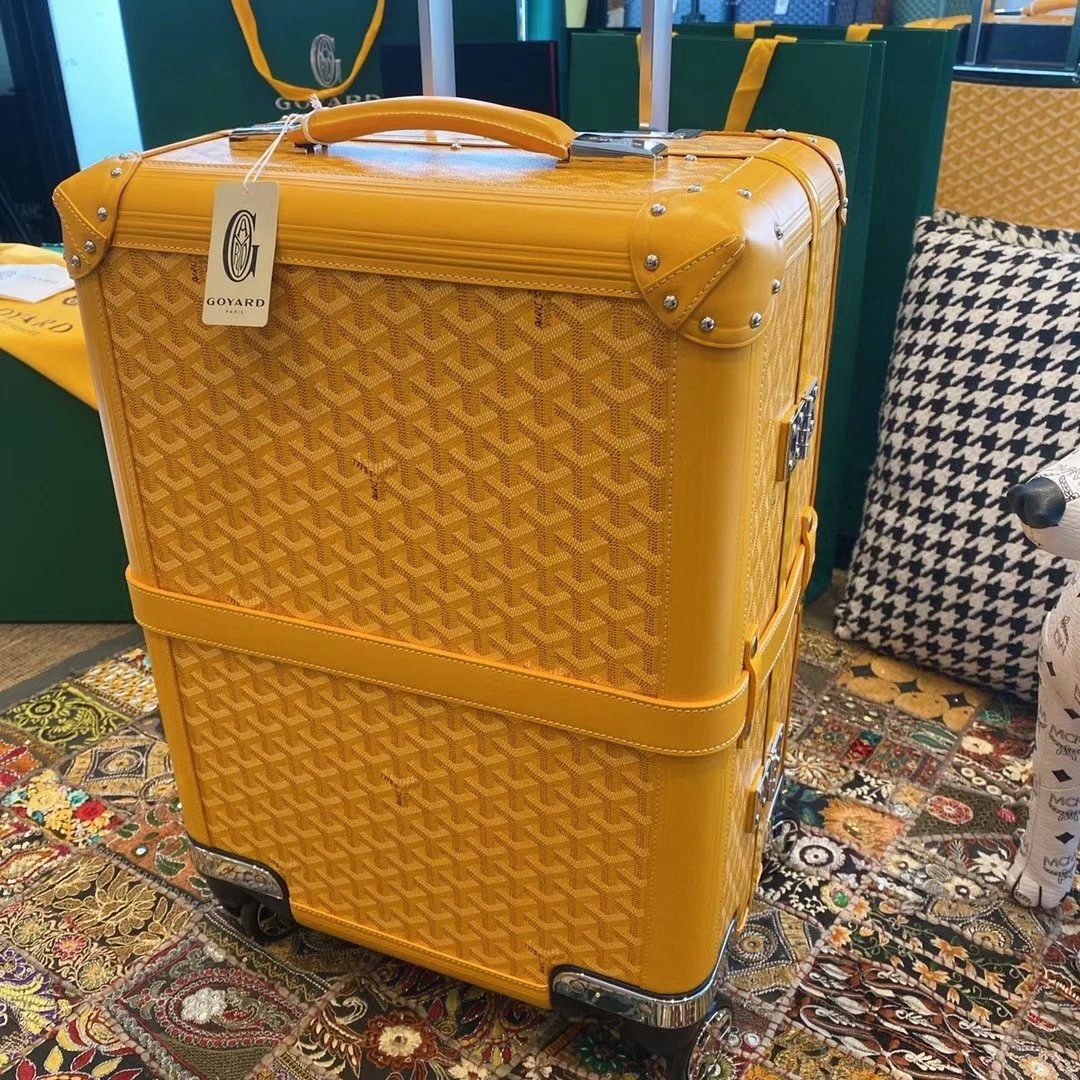 Goyard Travel Bags 20-Inch Monogram Rolling Suitcase — 16