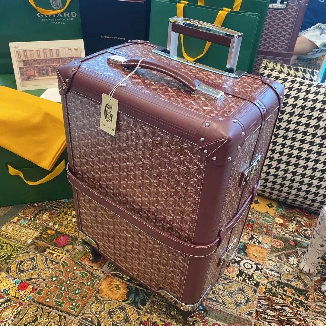 Goyard Travel Bags 20-Inch Monogram Rolling Suitcase image 12