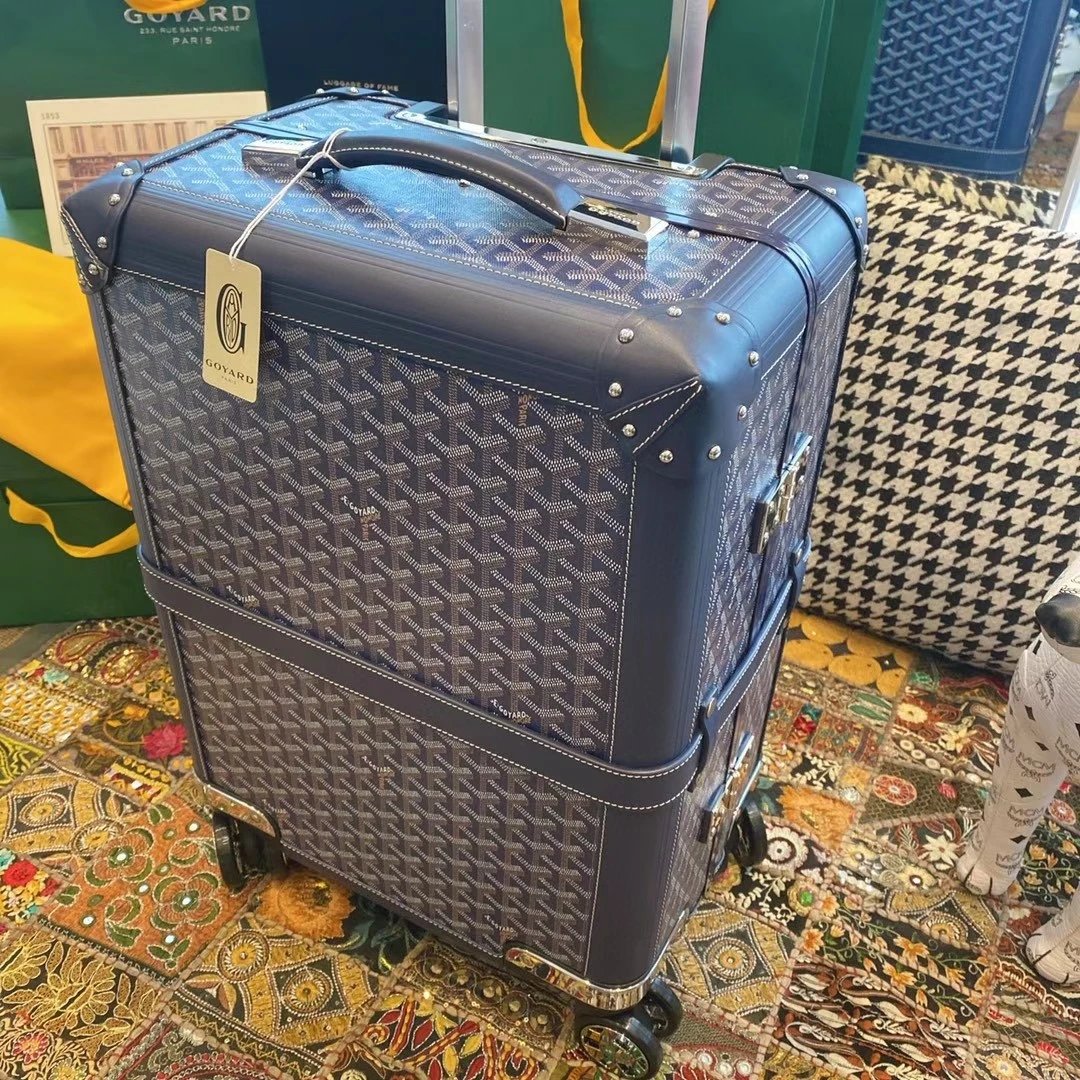 Goyard Travel Bags 20-Inch Monogram Rolling Suitcase image 11