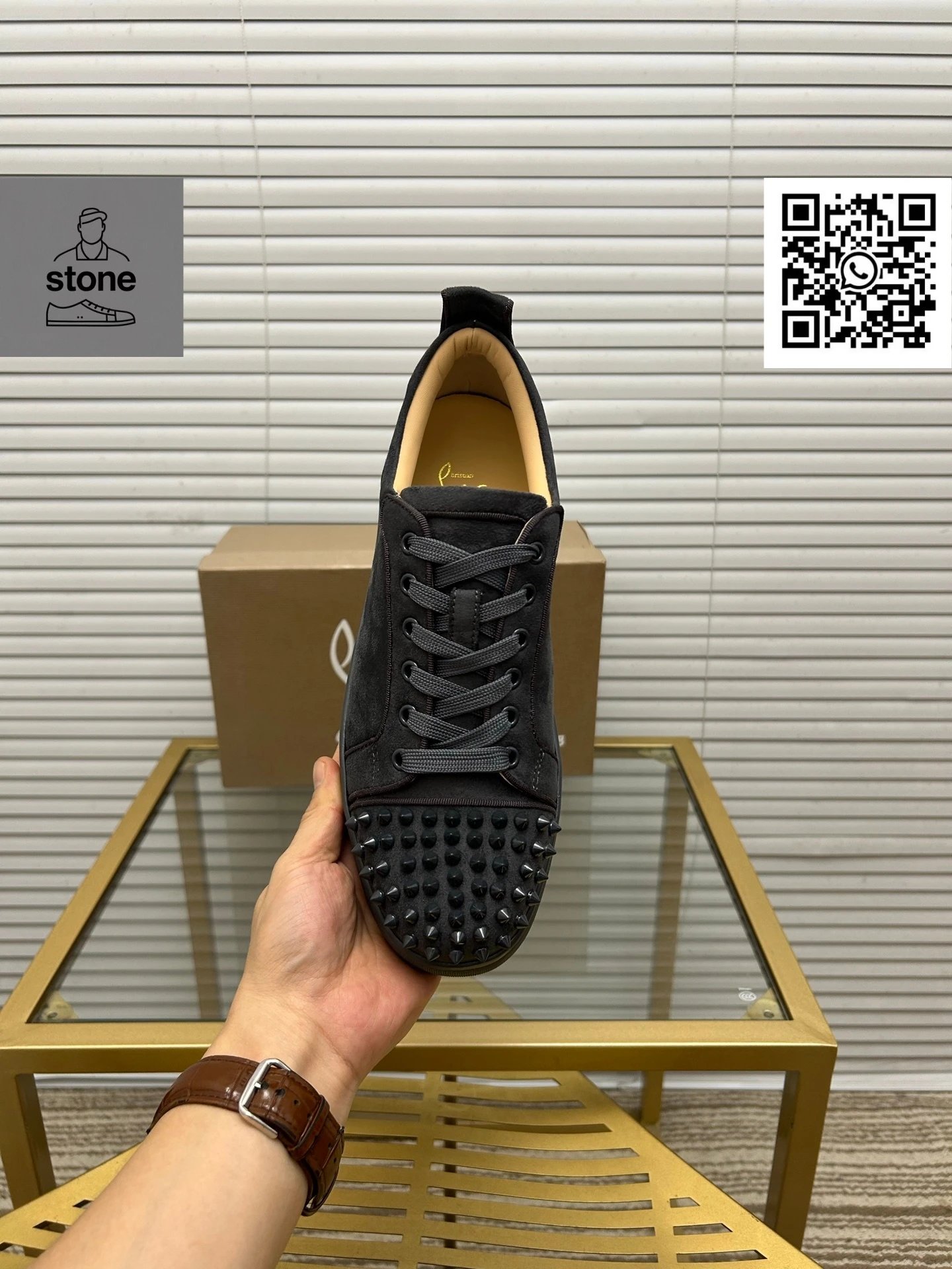 Unbranded Sneakers Low-Top Lace-Up with Spiked Toe Options — 01