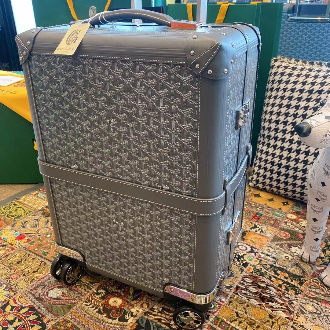 Goyard Travel Bags 20-Inch Monogram Rolling Suitcase — 18