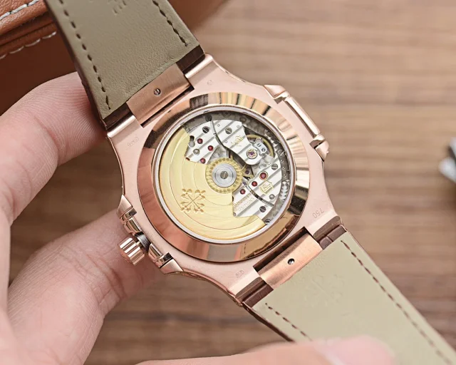 Patek Philippe Watches Nautilus stainless steel and rose gold bracelet product detail image 8