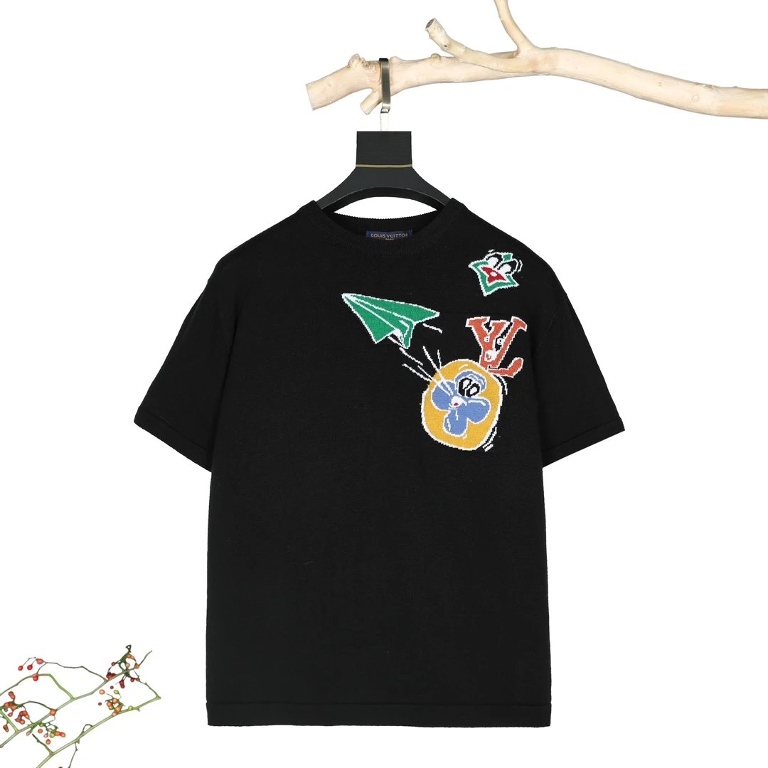 Louis Vuitton Shirts Monogram Knit Polo Shirt — 12