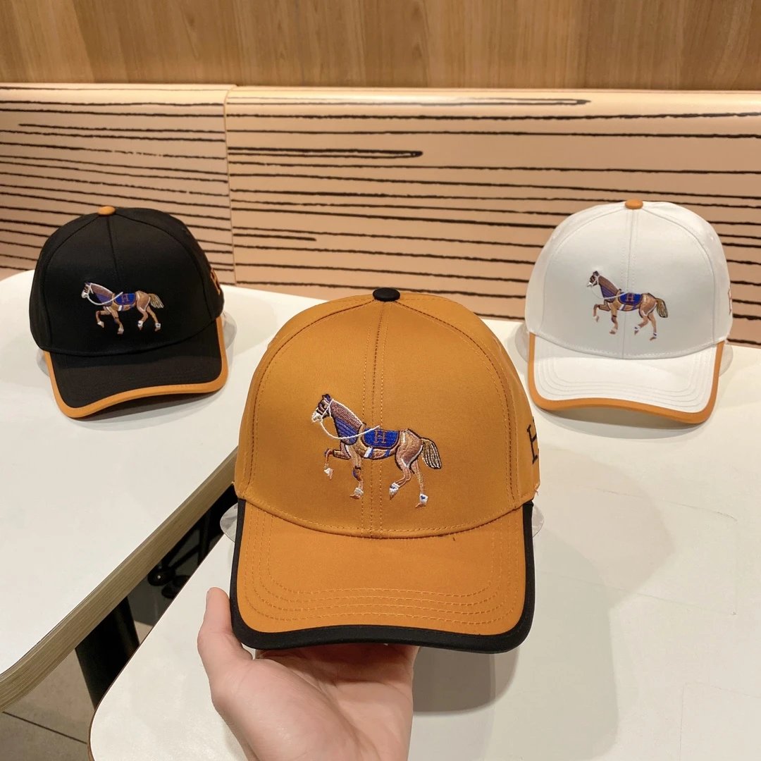 Fendi Hats Logo Baseball Cap with Contrast Whipstitch Brim image 6