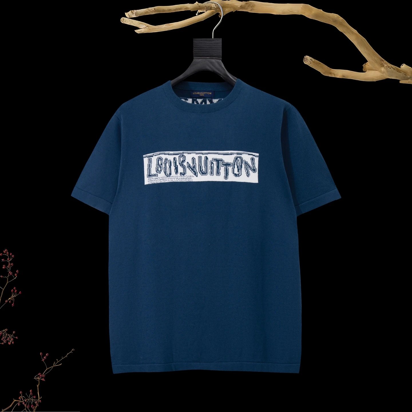 Louis Vuitton Shirts Monogram Knit Polo Shirt — 22