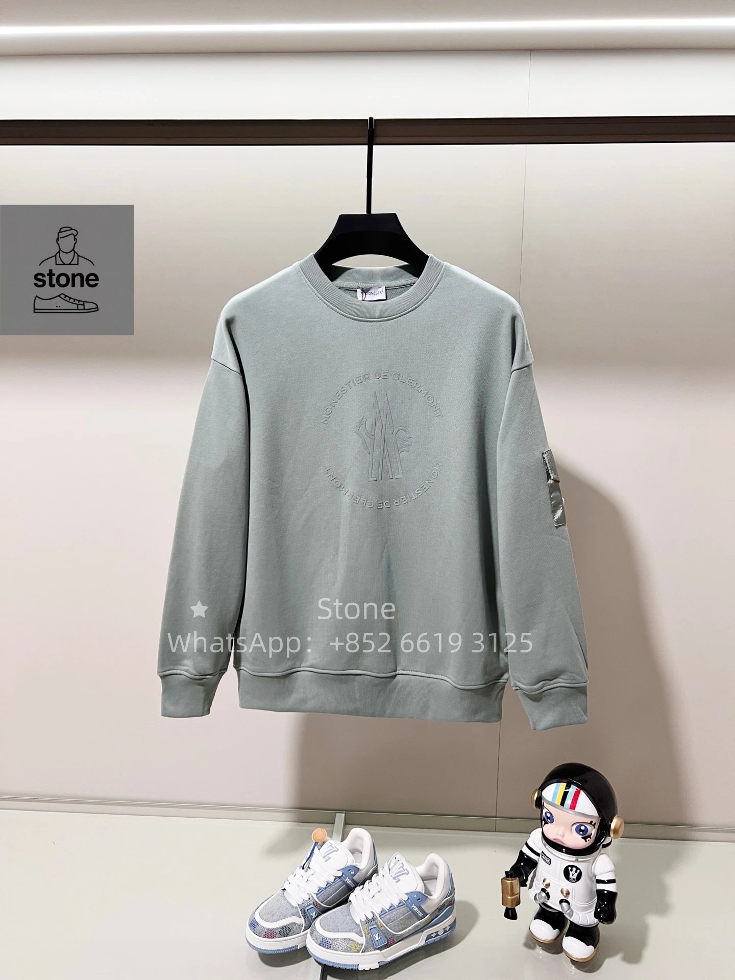 Moncler Hoodies & Sweatshirts Embroidered logo — 24