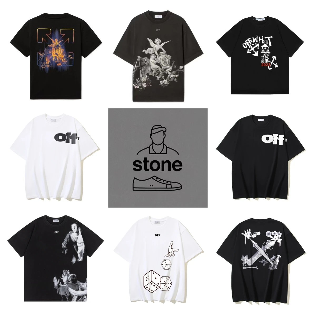 000ff white T-shirt - 131227