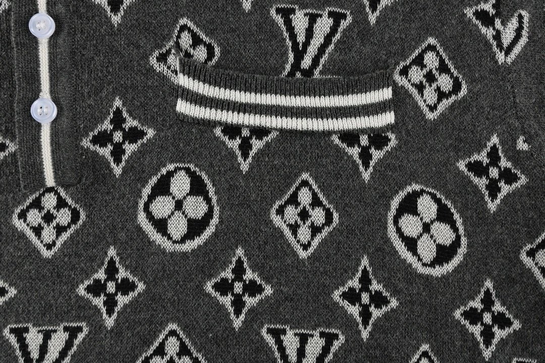 Louis Vuitton Shirts Monogram Knit Polo Shirt image 4