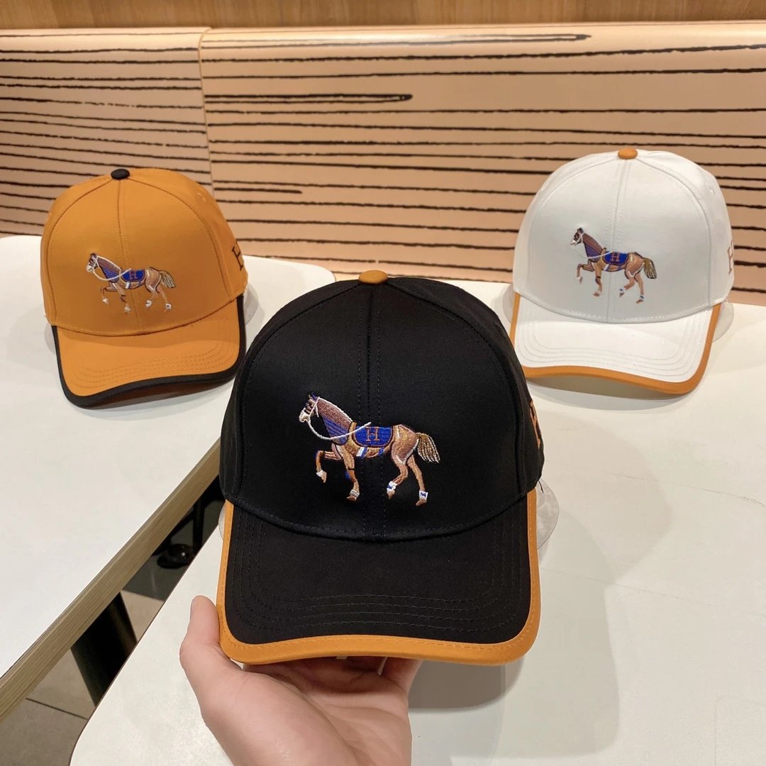 Fendi Hats Logo Baseball Cap with Contrast Whipstitch Brim image 7