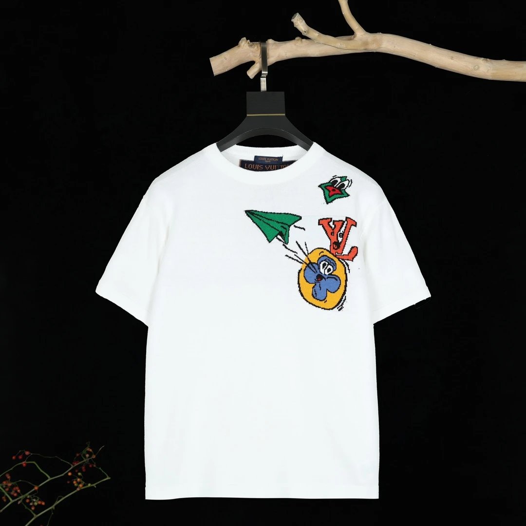 Louis Vuitton Shirts Monogram Knit Polo Shirt — 13