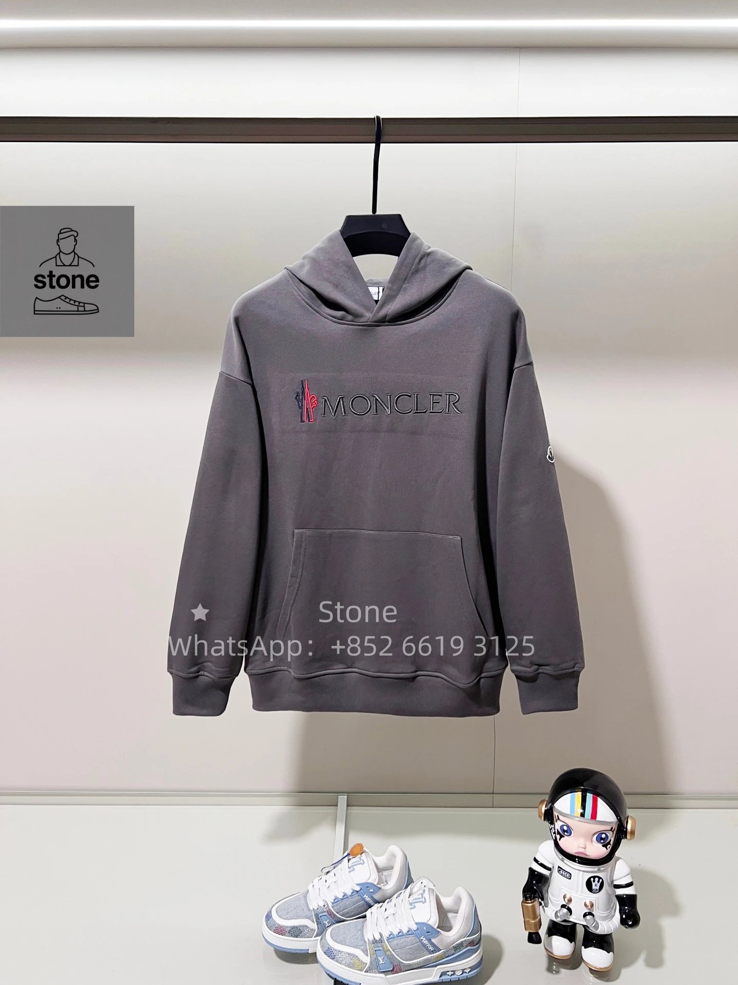 Moncler Hoodies & Sweatshirts Embroidered logo image 2