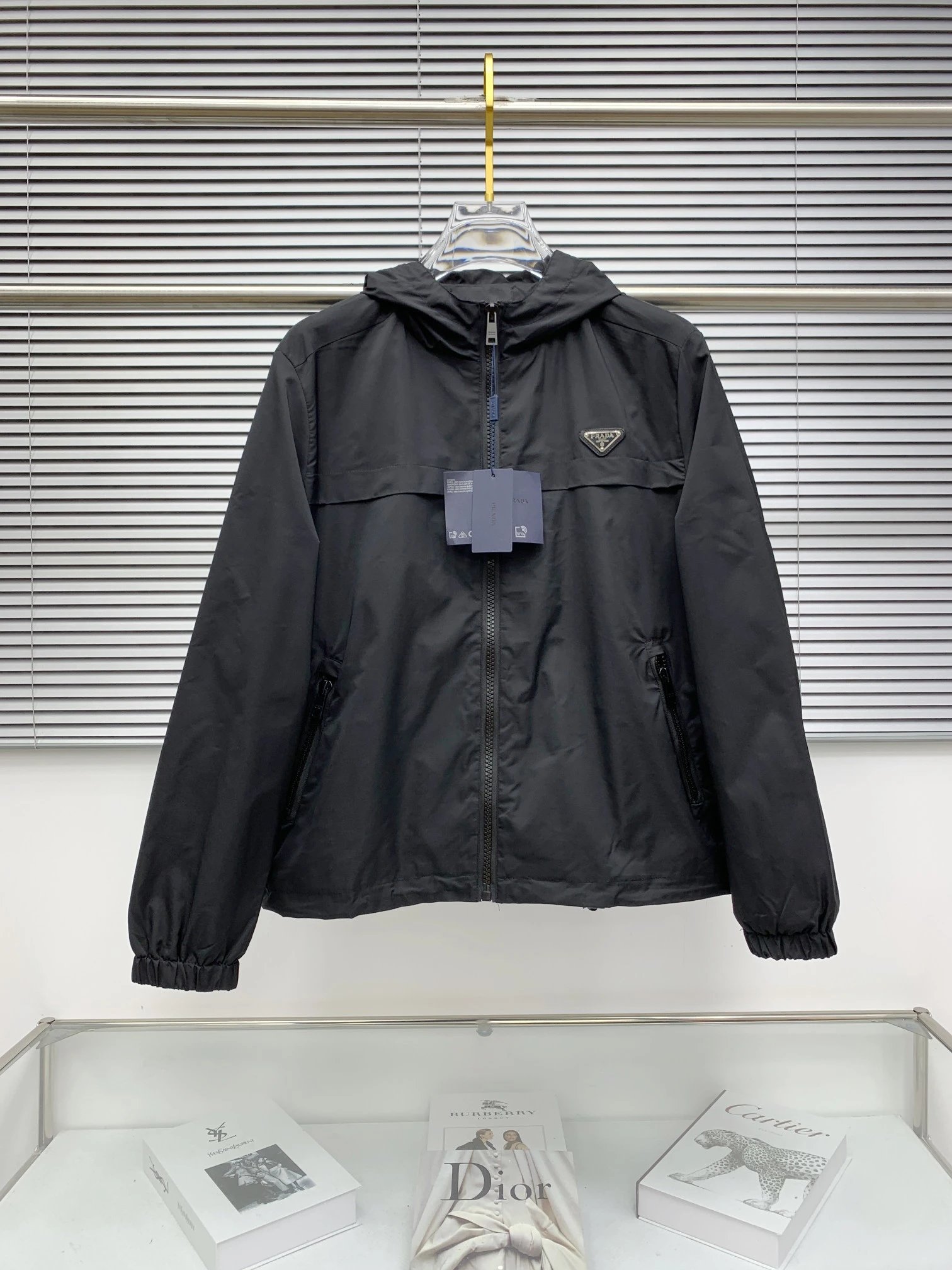 Prada Re-Nylon Jacket Black Outerwear - 9