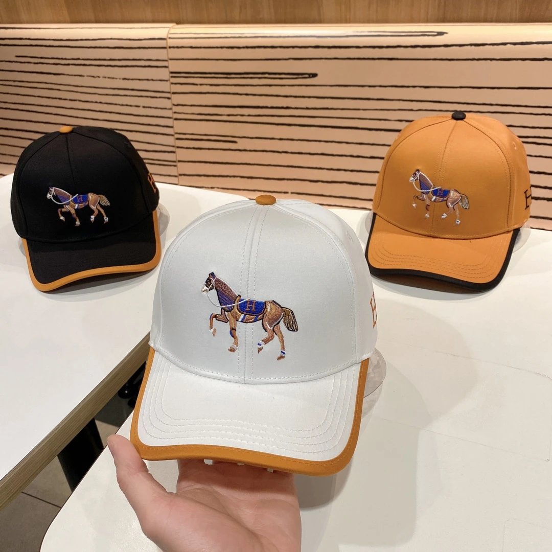 Fendi Hats Logo Baseball Cap with Contrast Whipstitch Brim image 5