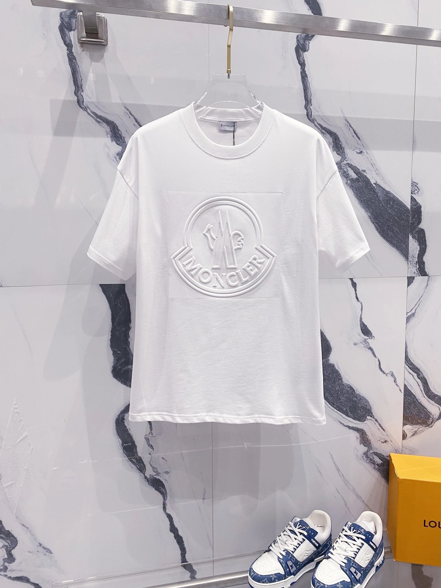 Moncler T-Shirts Logo Graphic image 5