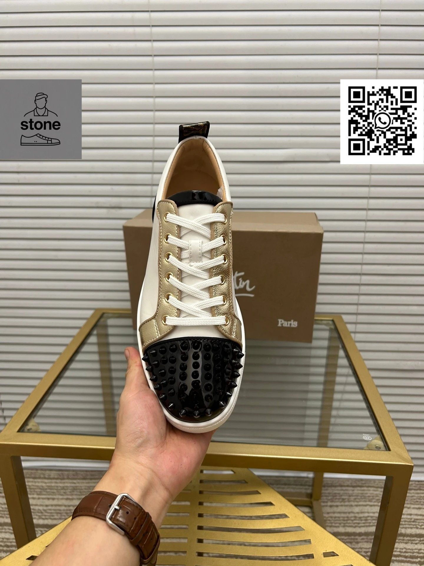 Unbranded Sneakers Low-Top Lace-Up with Spiked Toe Options — 13