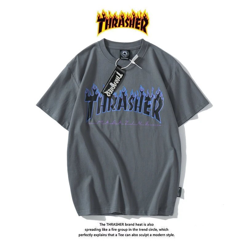 Thrasher T-Shirts Flame Logo Graphic — 08
