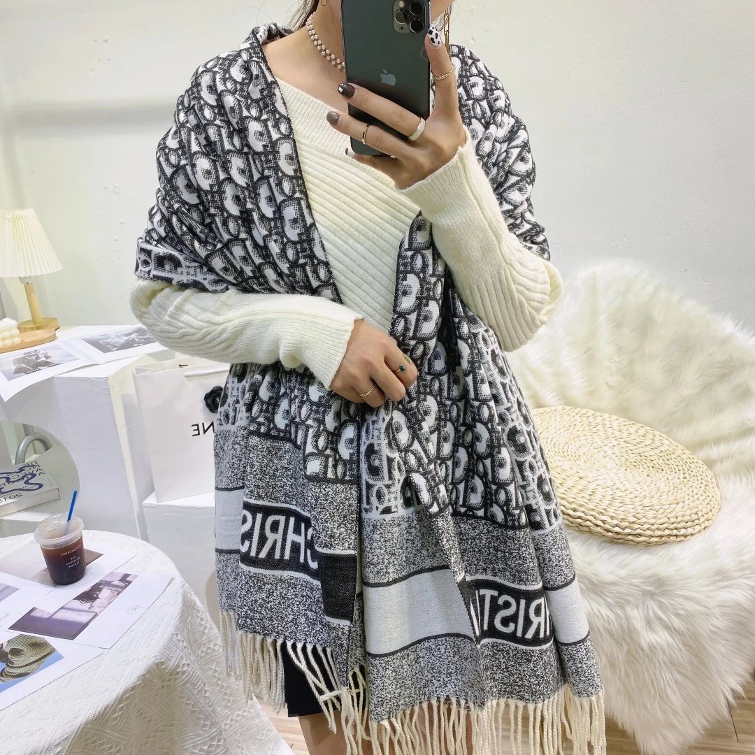 Louis Vuitton Scarves Monogram fringe scarf — 29