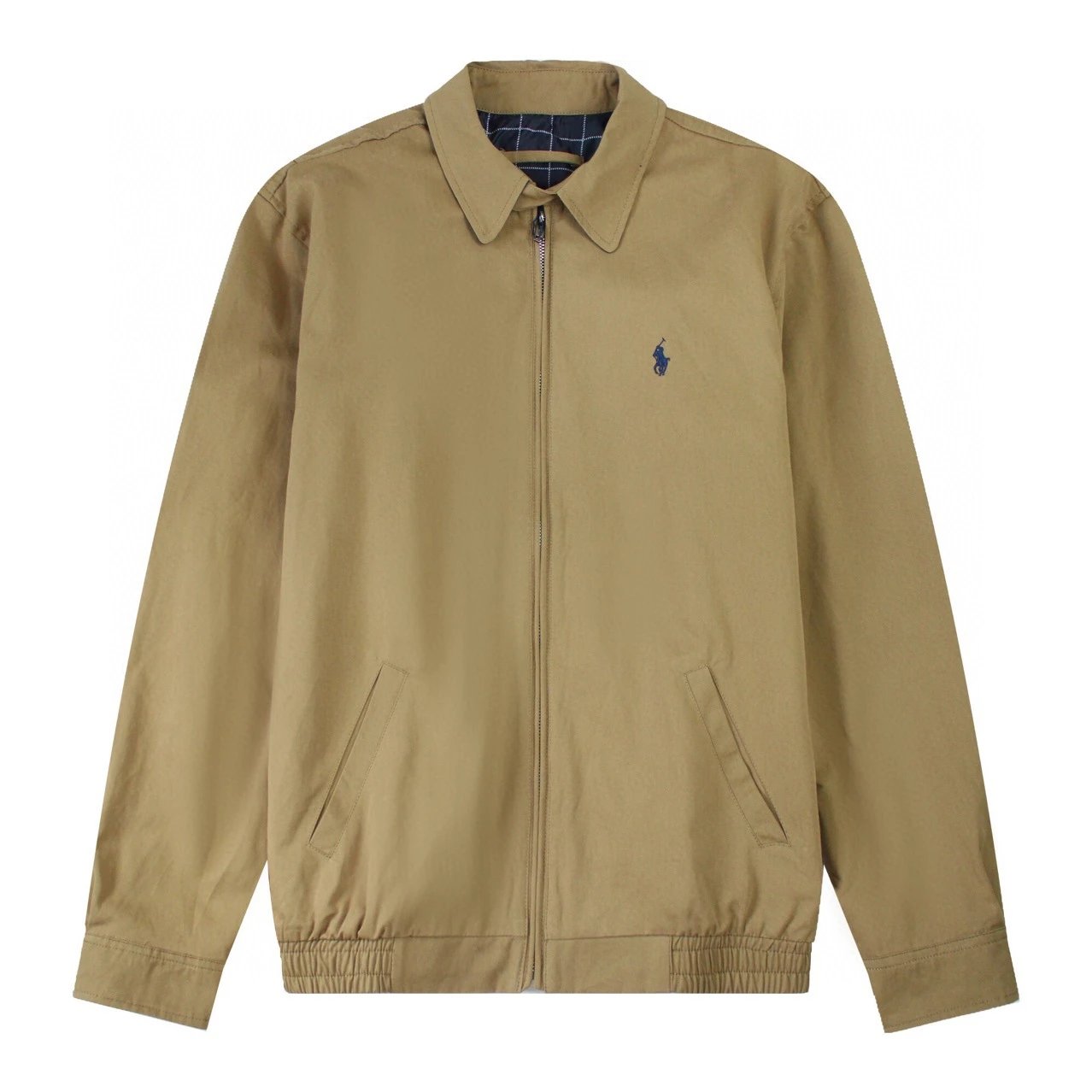 Polo Ralph Lauren Suede Bomber Jacket Beige Outerwear - 13