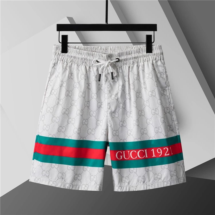 Gucci GG Monogram Print Swim Shorts Navy - 12