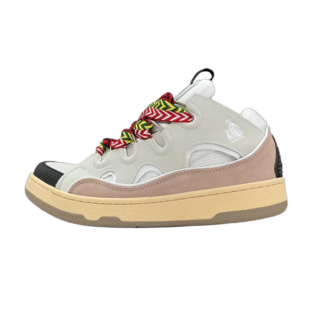L—Size 9 Beige/Gray/Red