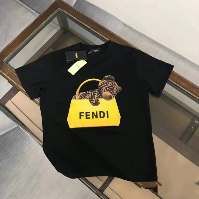 Fendi T-Shirts Graphic Short-Sleeve T-Shirt product detail image 6