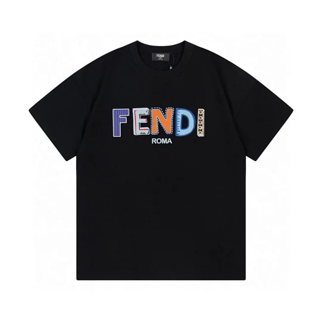 Fendi T-Shirts Graphic Short-Sleeve T-Shirt product detail image 9