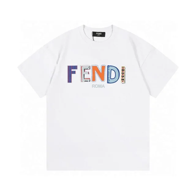 Fendi T-Shirts Graphic Short-Sleeve T-Shirt product detail image 8