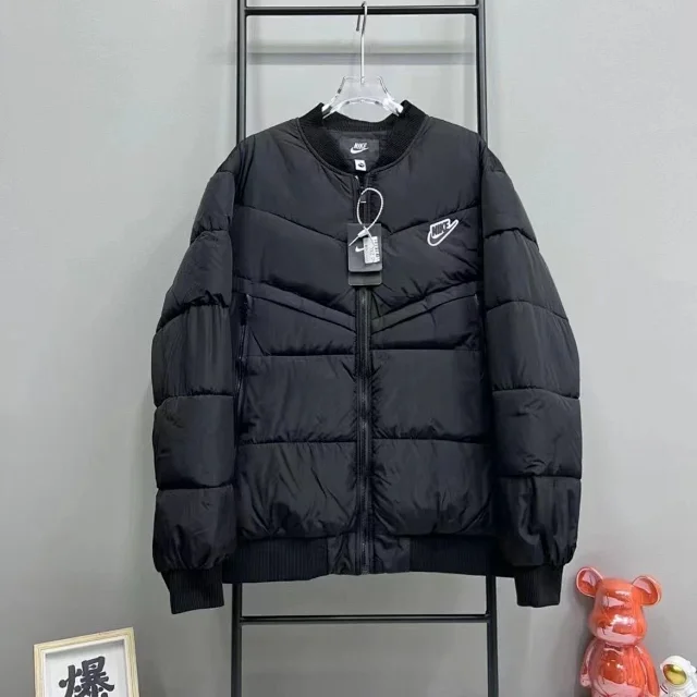 Burberry Down Jackets Hooded puffer jacket with check-lined hood product detail image 25