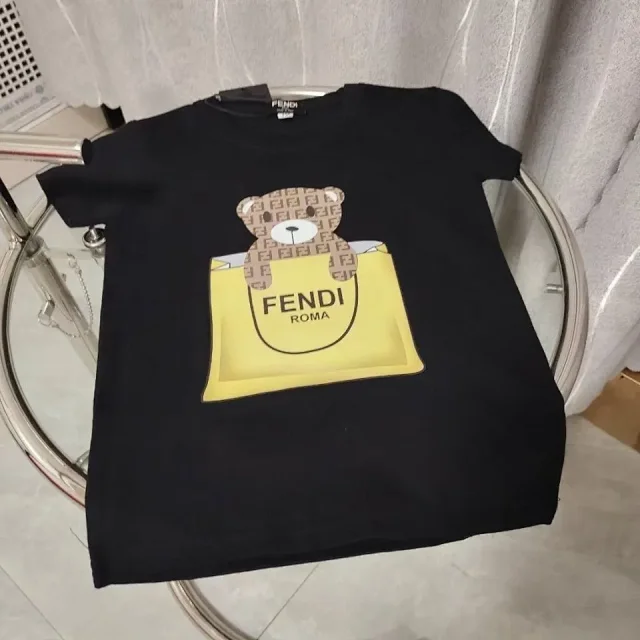 Fendi T-Shirts Short Sleeve Graphic T-Shirt product detail image 11
