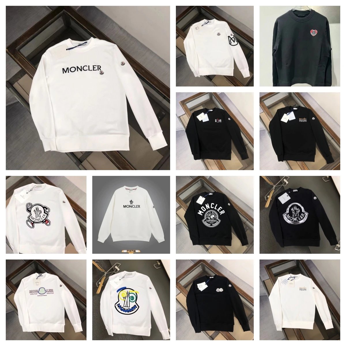 NEW1男士时尚百搭简约字母印花潮流休闲圆领长袖套头卫衣TOP品质