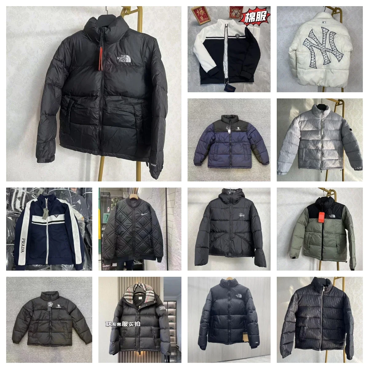 TNF Puffers dior Prada  Down jacket