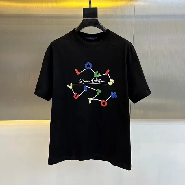 Louis Vuitton T-Shirts Graphic Print Short-Sleeve T-Shirt product detail image 10