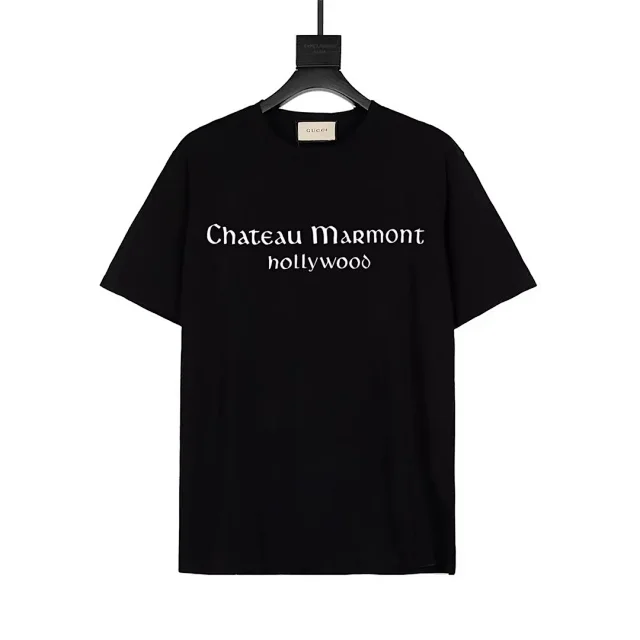 Gucci T-Shirts Graphic Logo Print product detail image 10
