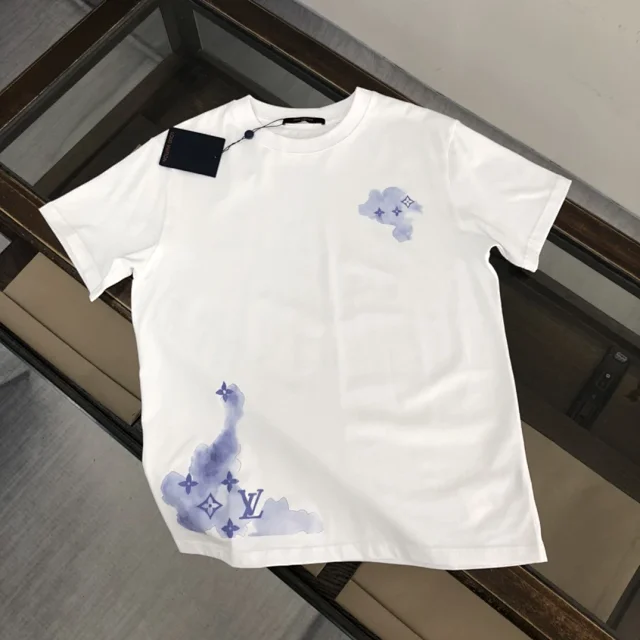 Louis Vuitton T-Shirts Graphic Print Short-Sleeve T-Shirt product detail image 12
