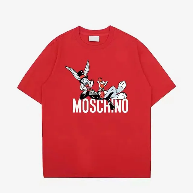 Moschino T-Shirts Graphic Crewneck T-Shirt product detail image 11